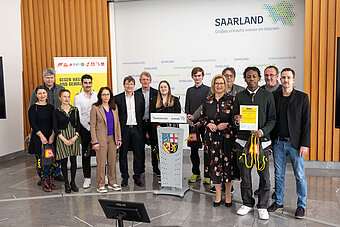 Sonderpreis Saarland: Schüler*innen des Technisch-Gewerblichen Berufsbildungszentrums I in Saarbrücken, Foto: Pasquale D’Angiolillo